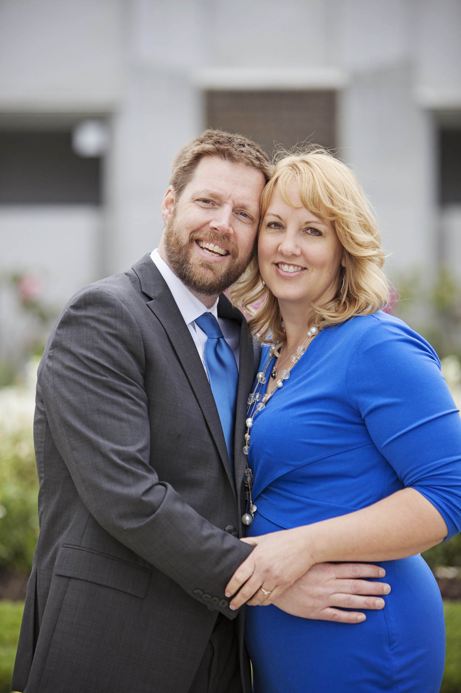 Chris and his wife — before